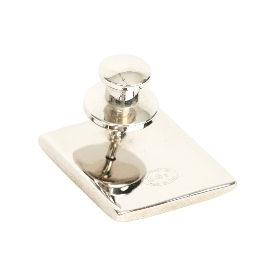 CHANEL Coco Mark Square Brooch