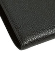 CHANEL 2003-2004 Coco Mark Caviar Skin Long Wallet
