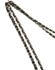 CHANEL 2008–2009 2.55 Chain Matelassé Bicolor Shoulder Bag