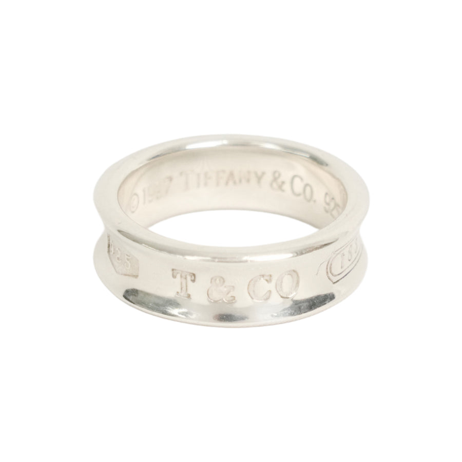 TIFFANY & CO. SV925 Narrow 1837 Ring