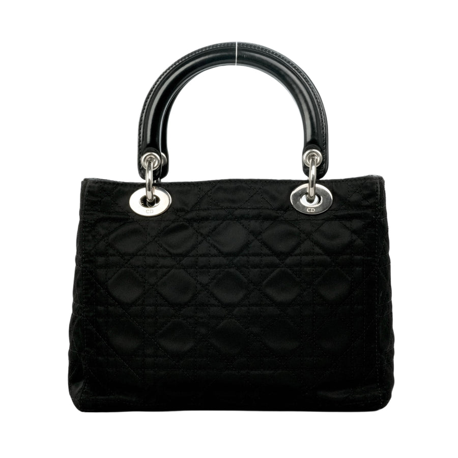CHRISTIAN DIOR Lady Dior Medium Handbag/Shoulder Bag 2-Way