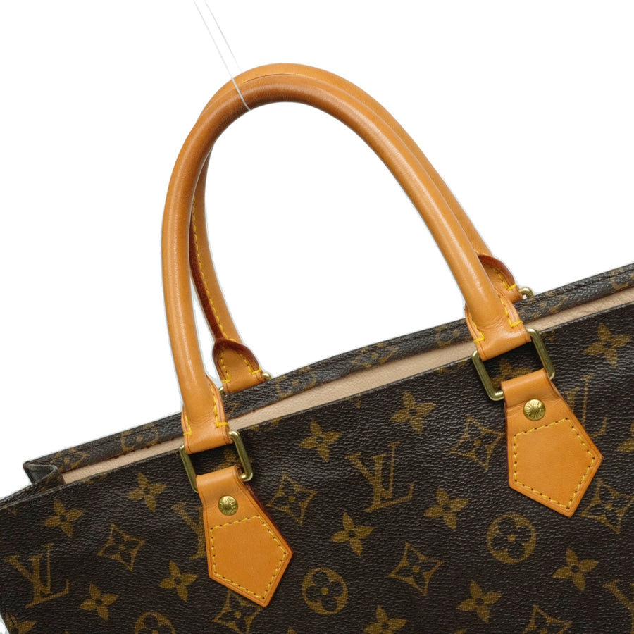 LOUIS VUITTON Monogram Sac Plat Handbag M51140