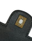 CHANEL 2002–2003 Chain Caviar Leather Shoulder Bag