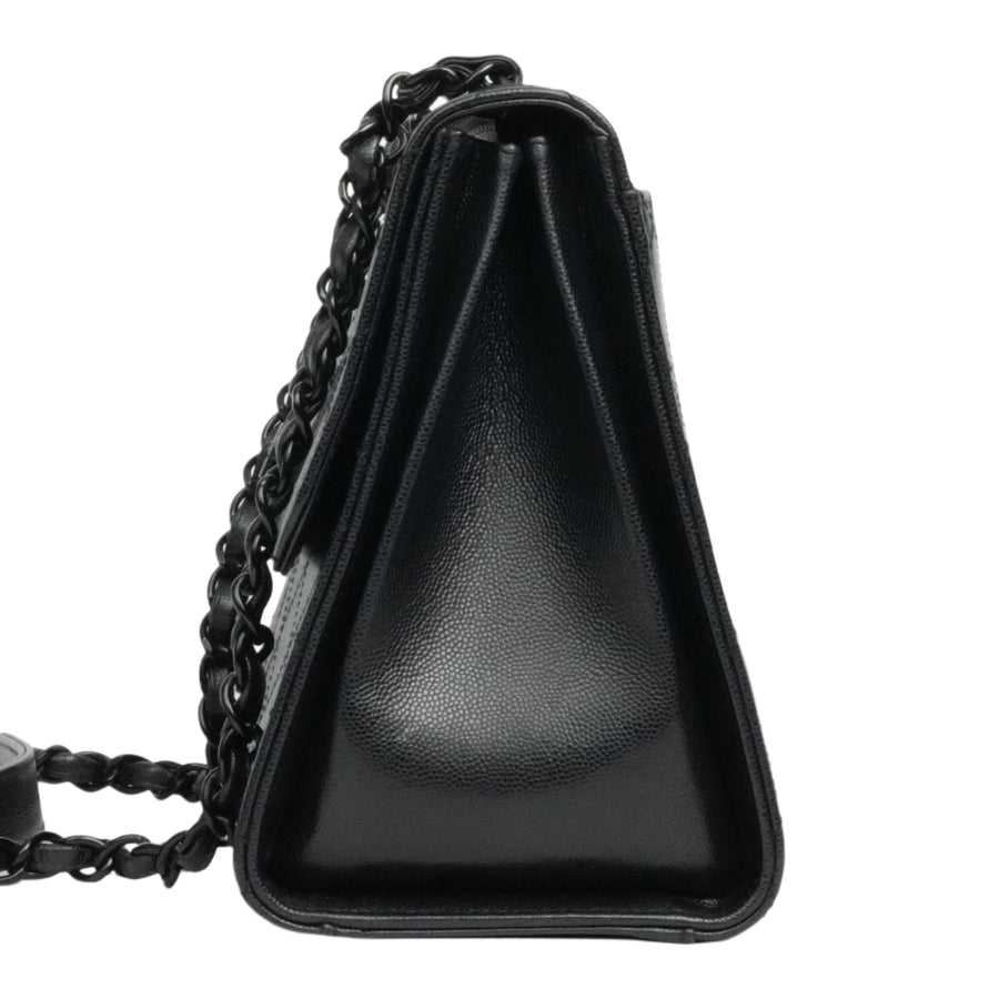 CHANEL 1997–1999 2.55 Matelassé Chain Caviar Skin Shoulder Bag