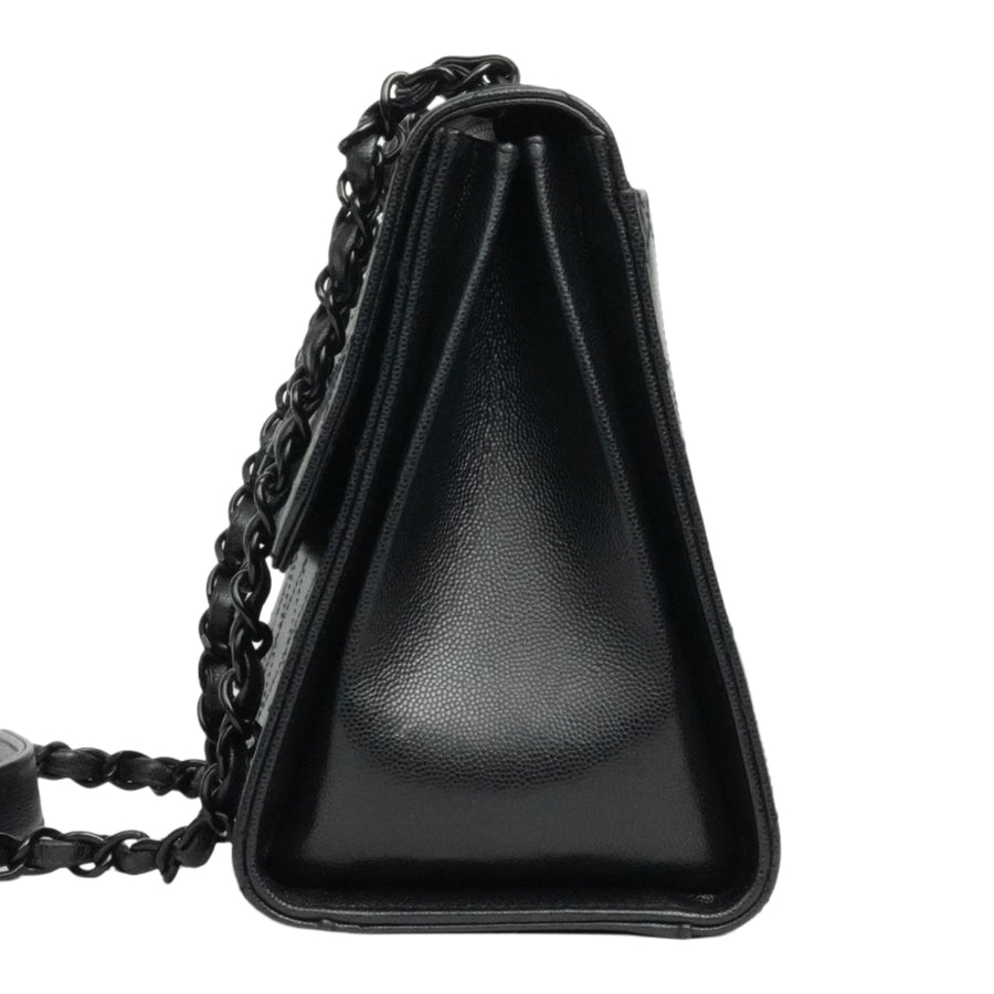 CHANEL 1997–1999 2.55 Matelassé Chain Caviar Skin Shoulder Bag