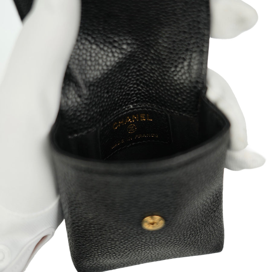 CHANEL 2008–2009 Caviar Leather Cigarette Case