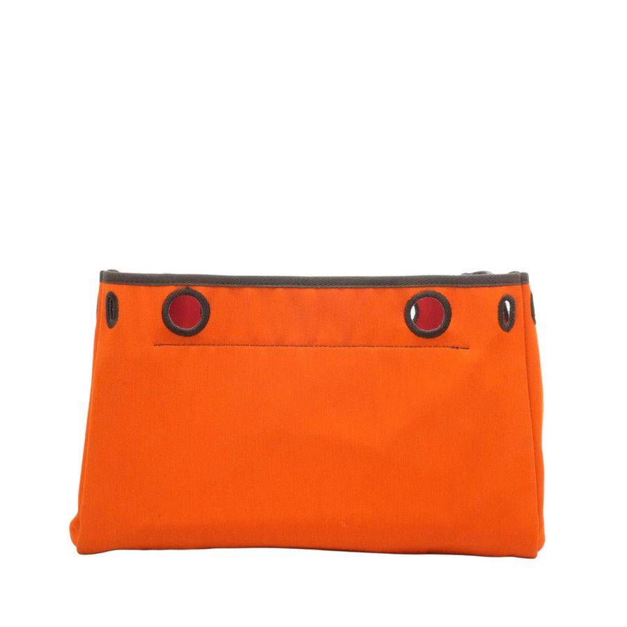 HERMES Toile Officier Aile Bag Cabas PM Shoulder Bag