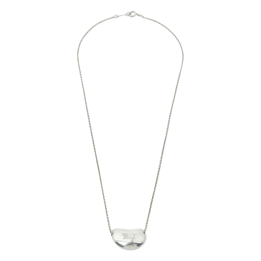TIFFANY & CO. SV925 Bean Pendant Necklace