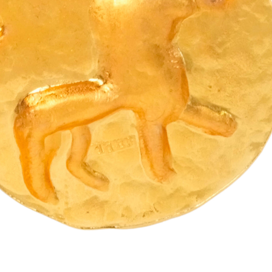 CHANEL Lion Coco Mark Brooch