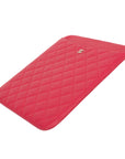 CHANEL 2011 Coco Mark Matelasse Lambskin iPad Case