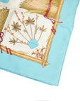 HERMÈS Herbier de Gavarnie "Pressed Flowers of Gavarnie Cirque" Carre 90 Scarf