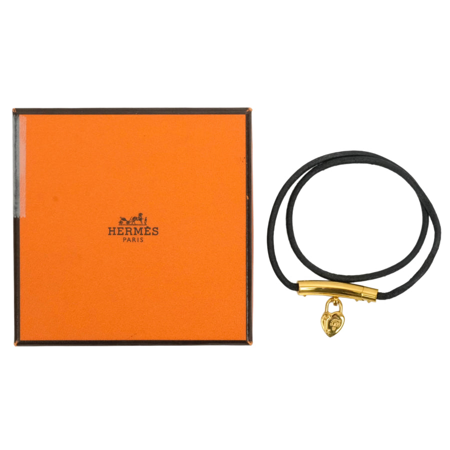 HERMES Vivier Heart Padlock Choker