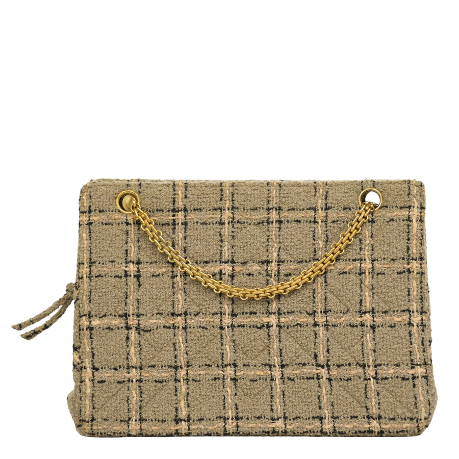 CHANEL 1994–1996 Chain Tweed Shoulder Bag
