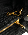 PRADA Logo Jacquard Handbag