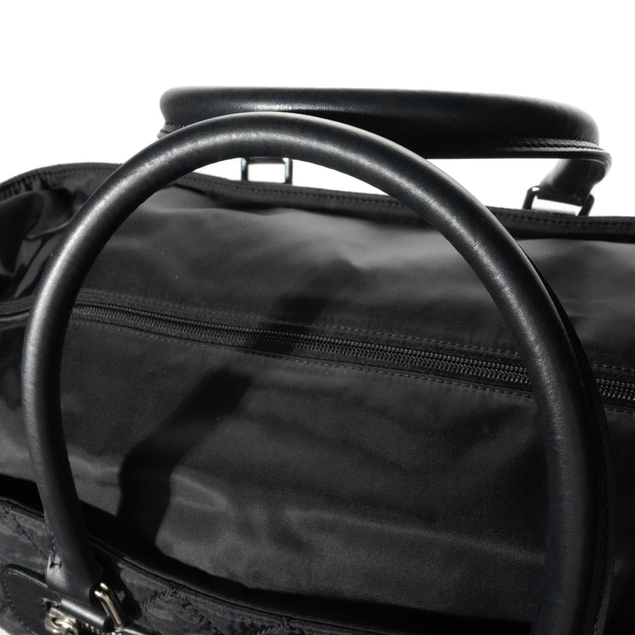 CHANEL 2005–2006 Paris-New York Boston Bag Nylon Handbag / Travel Bag