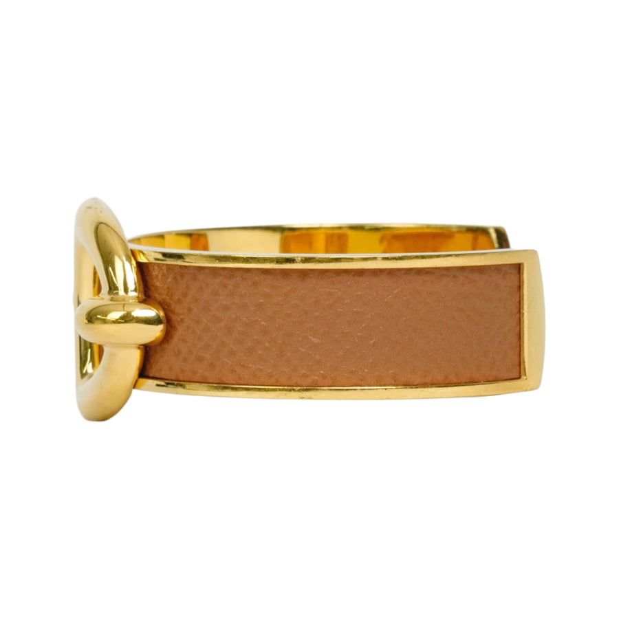 HERMES Chaine d'Ancre Leather Bangle
