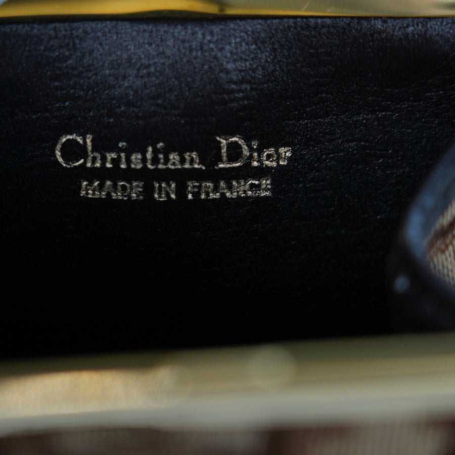 CHRISTIAN DIOR Trotter Frame Coin Purse