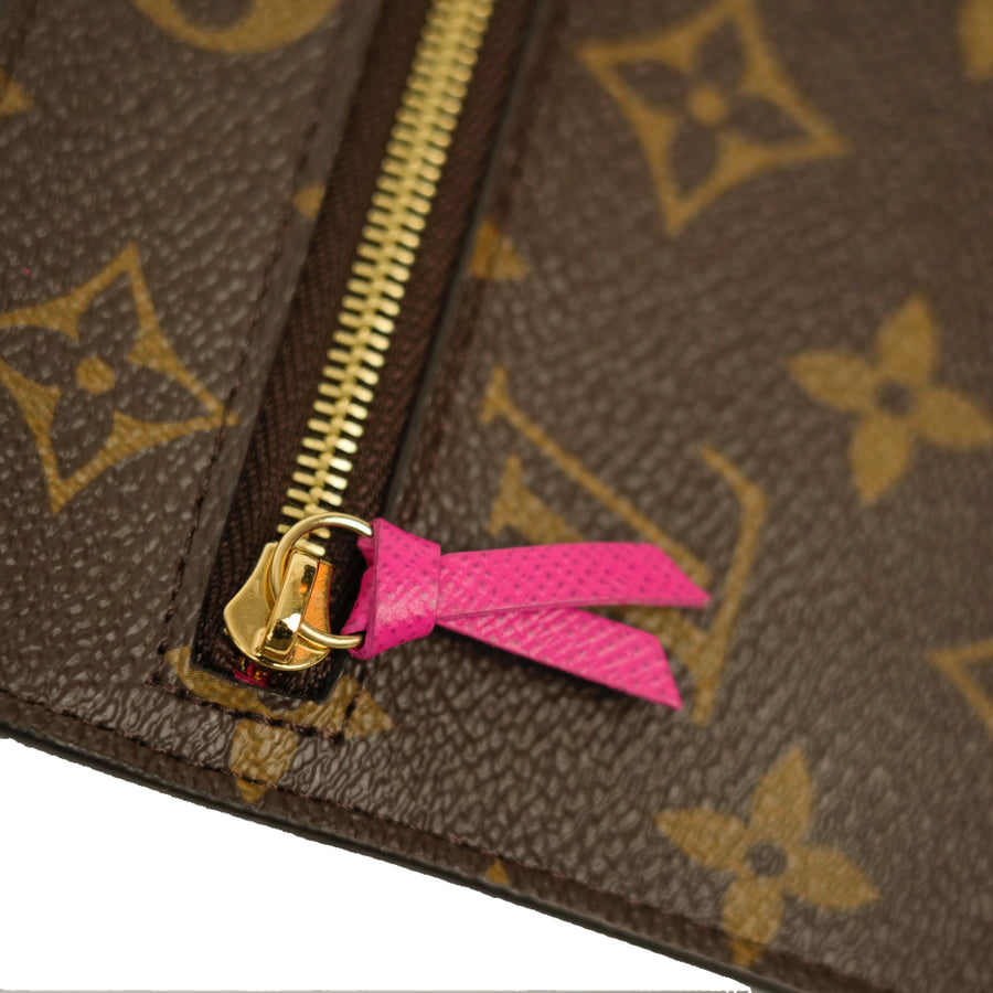 LOUIS VUITTON Monogram Pochette Weekend Long Wallet / Shoulder Bag 2-Way M63857