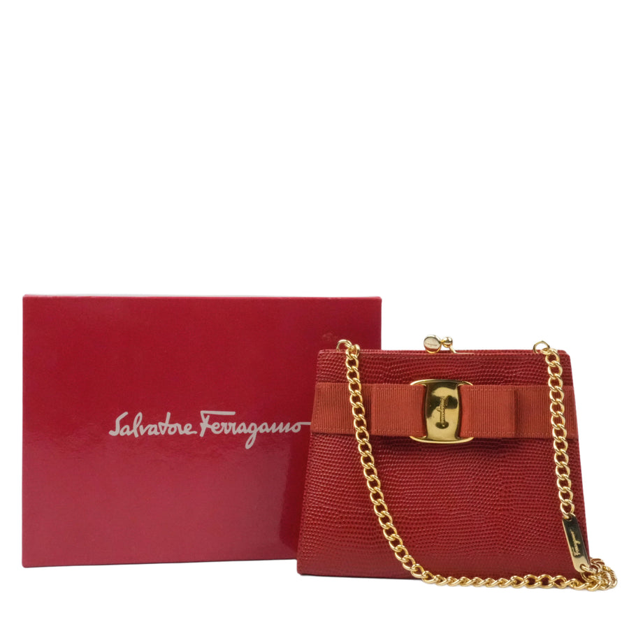 SALVATORE FERRAGAMO Vara Shoulder Bag