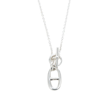 HERMES Ag925 Chaine d'Ancre Pendant Necklace