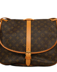 LOUIS VUITTON  Monogram Saumur 35 Shoulder Bag M42254