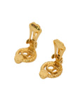 CHRISTIAN DIOR CD Logo Earrings