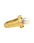 Vintage-Style 2-Way Coin Motif Ring