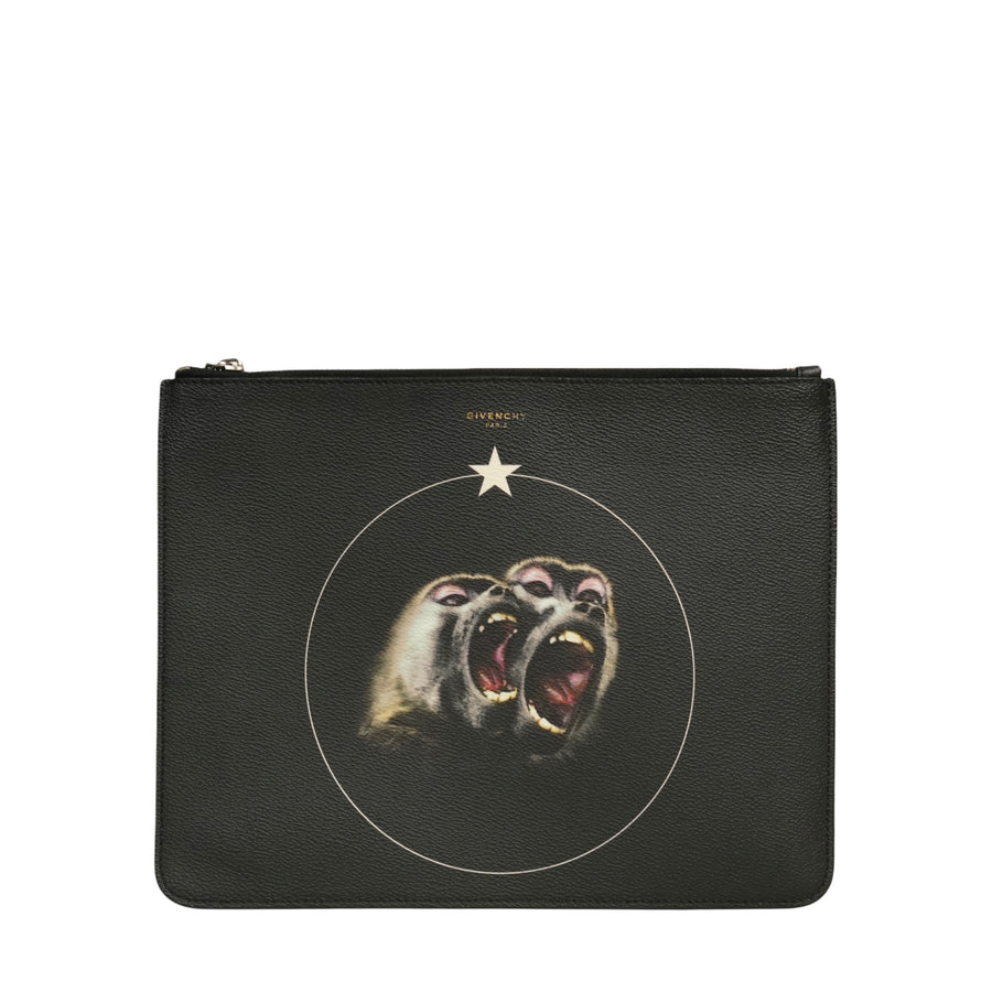 GIVENCHY Monkey Clutch Bag