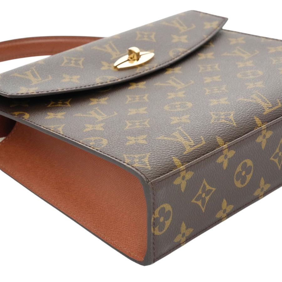 LOUIS VUITTON Monogram Malesherbes MM Canvas Handbag M51379