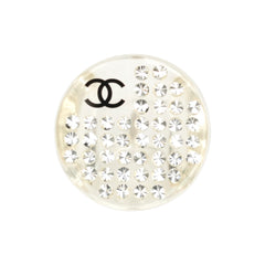 CHANEL Coco Mark Rhinestone Ring
