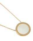 TIFFANY & CO. AU750 T Two Circle Diamond Necklace