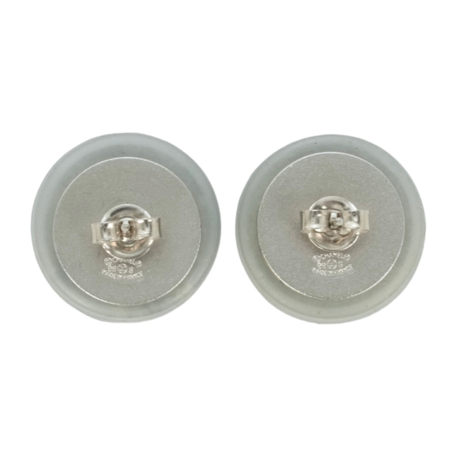 CHANEL Silicone Coco Mark Earrings