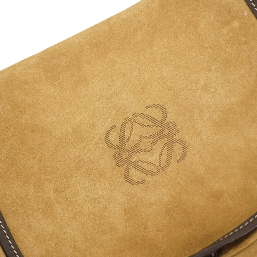 LOEWE  Suede Anagram Shoulder Bag
