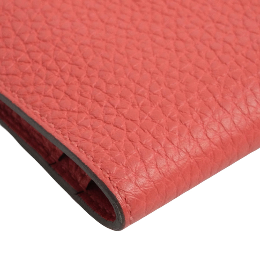 HERMES Dogon GM Taurillon Clemence Wallet