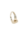 TIFFANY & CO. SV925 K18YG Open Heart Ribbon Ring