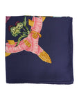 HERMES Carre 90 Regina Her Majesty Scarf