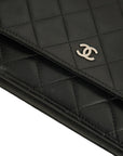 CHANEL CC Logo Chain Wallet/Shoulder Bag
