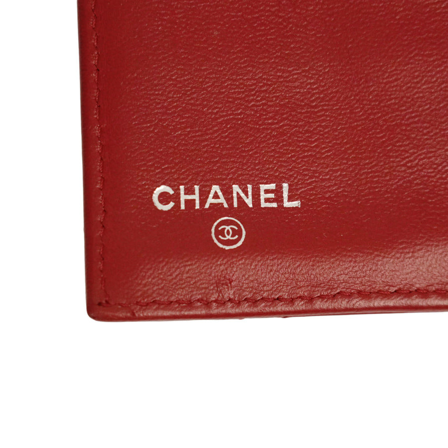 CHANEL Matelasse Coco Mark Tri-Fold Long Wallet