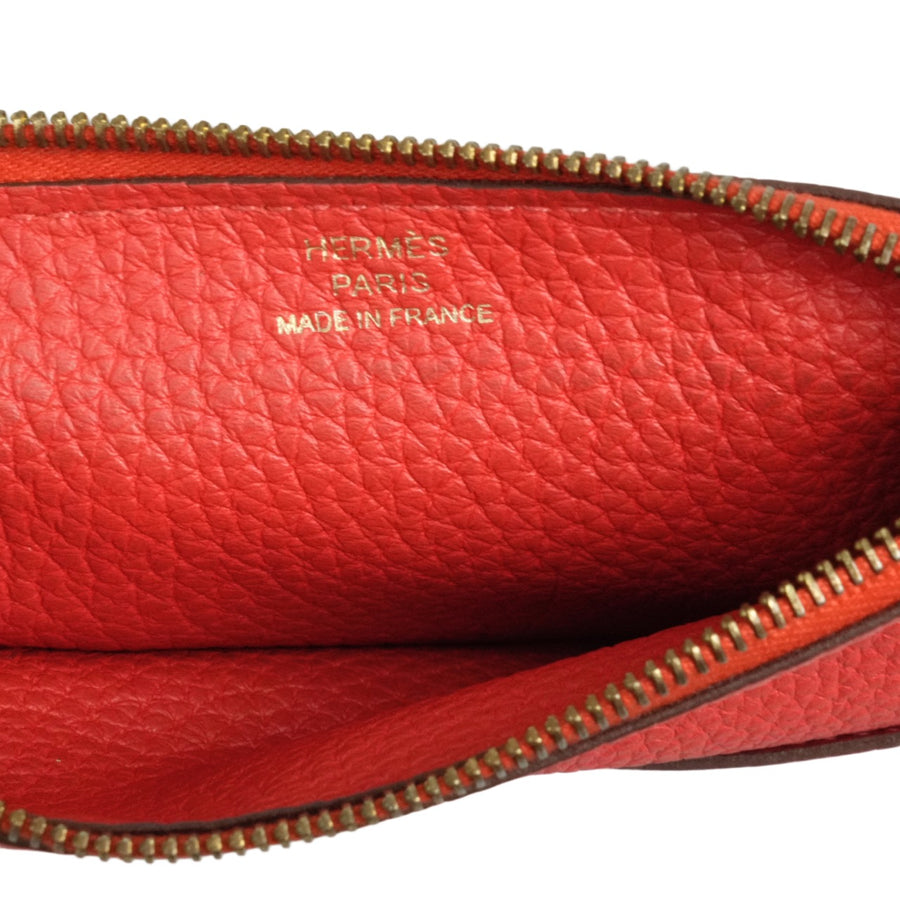 HERMES Dogon GM Taurillon Clemence Wallet