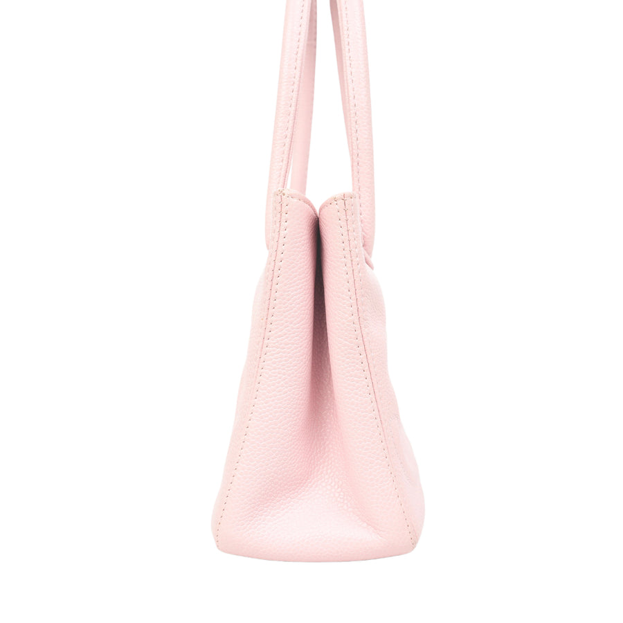 CHANEL 2004–2005 Triple Coco Caviar Leather Handbag