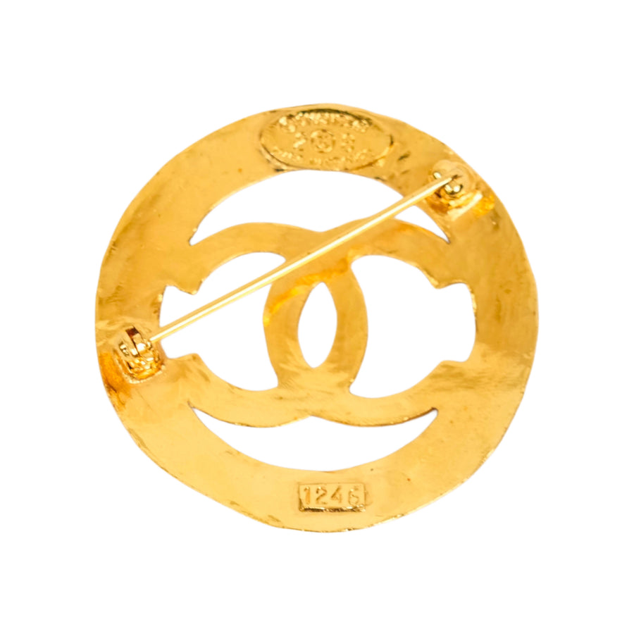 CHANEL 1246 Coco Mark Brooch