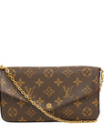 LOUIS VUITTON Monogram Pochette Felicie Shoulder Bag M81896