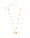 CHRISTIAN DIOR CD Logo Necklace