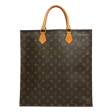 LOUIS VUITTON Monogram Sac Plat Handbag M51140