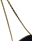 CHANEL 1986-1988 Matelasse Fringe Chain Satin Shoulder Bag