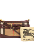 BURBERRY Nova Check Shoulder Bag