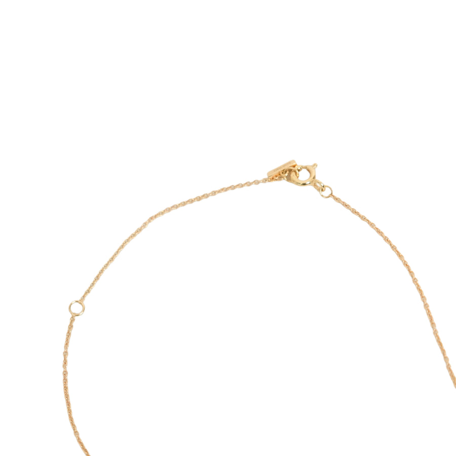 TIFFANY & CO. AU750 T Two Circle Diamond Necklace