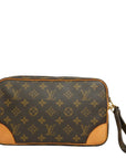LOUIS VUITTON Monogram Pochette Marly Dragonne Handbag M51825