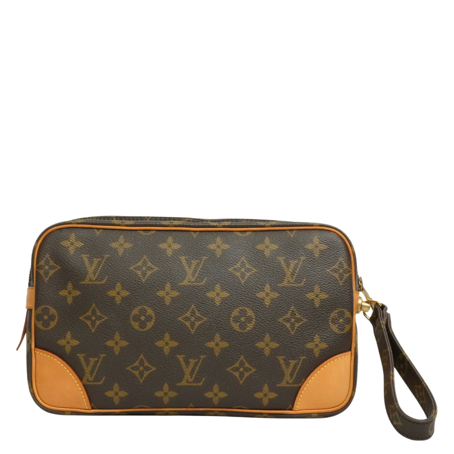 LOUIS VUITTON Monogram Pochette Marly Dragonne Handbag M51825
