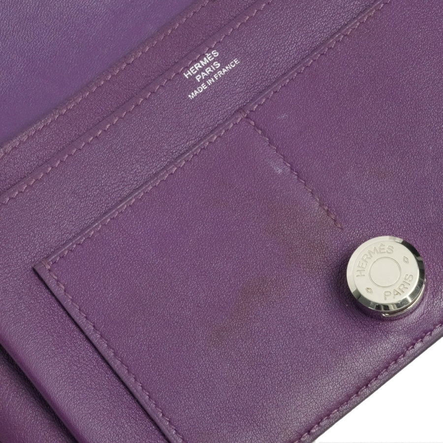 HERMES Dogon GM Tolyon Clemence Wallet